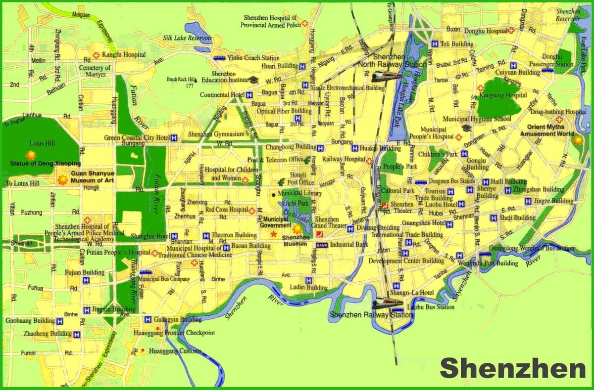 mappa di Shenzhen offline