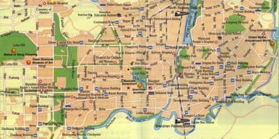 Mappa della città di Shenzhen